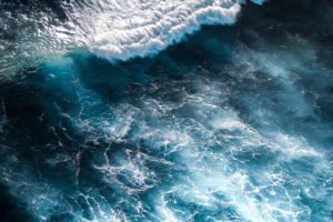 Undo App | Overhead photo of the ocean