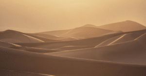 Meditation for feeling lost. Desert.